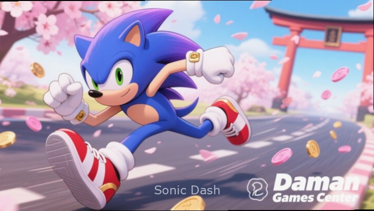 Sonic Dash Power-up Strategy Sonic using power-ups strategically with Sonic Dash watermark